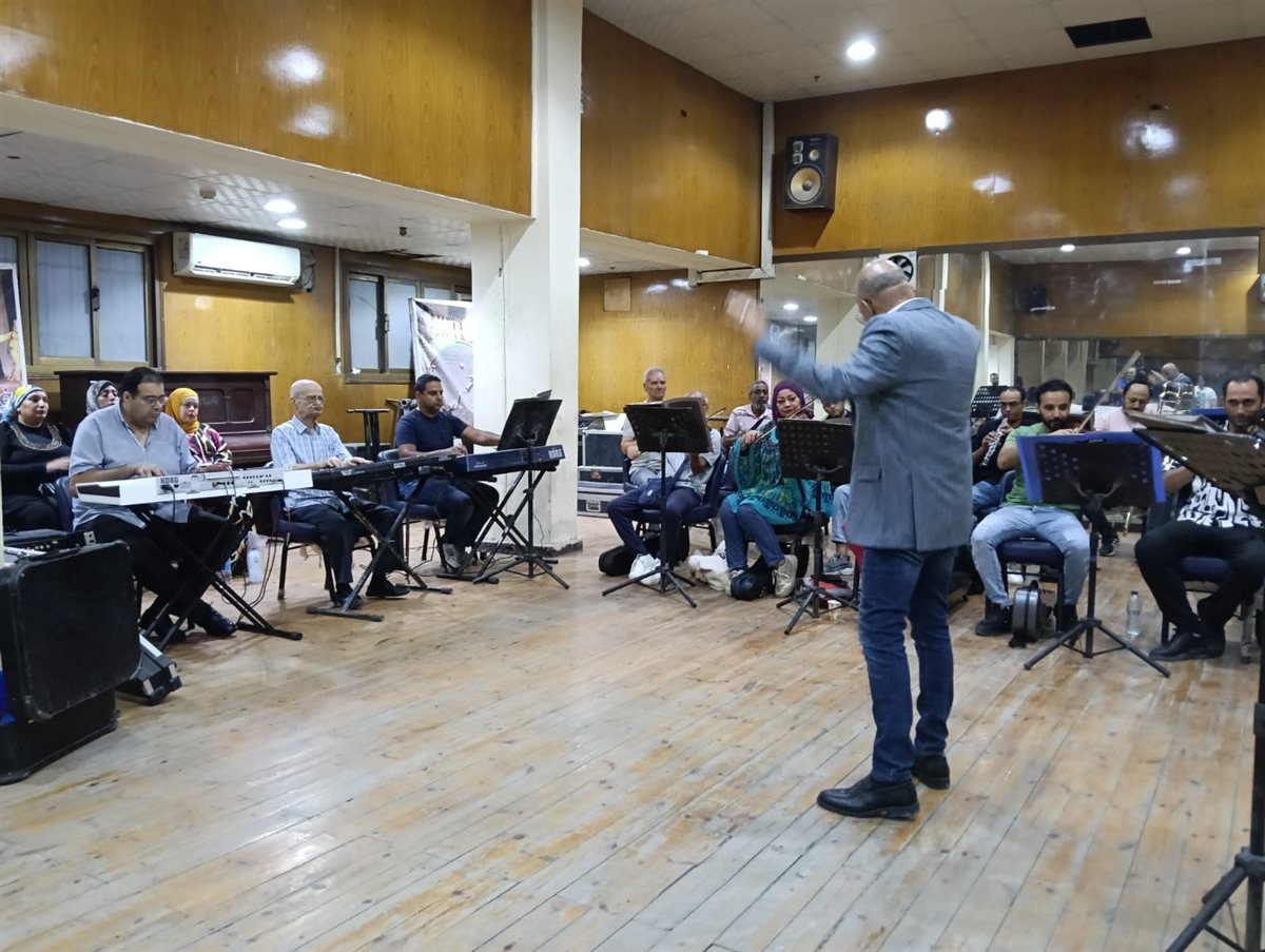 لقطات لـ تامر عبد المنعم وسليم سحاب من الاستعدادات لحفل 30 يونيو