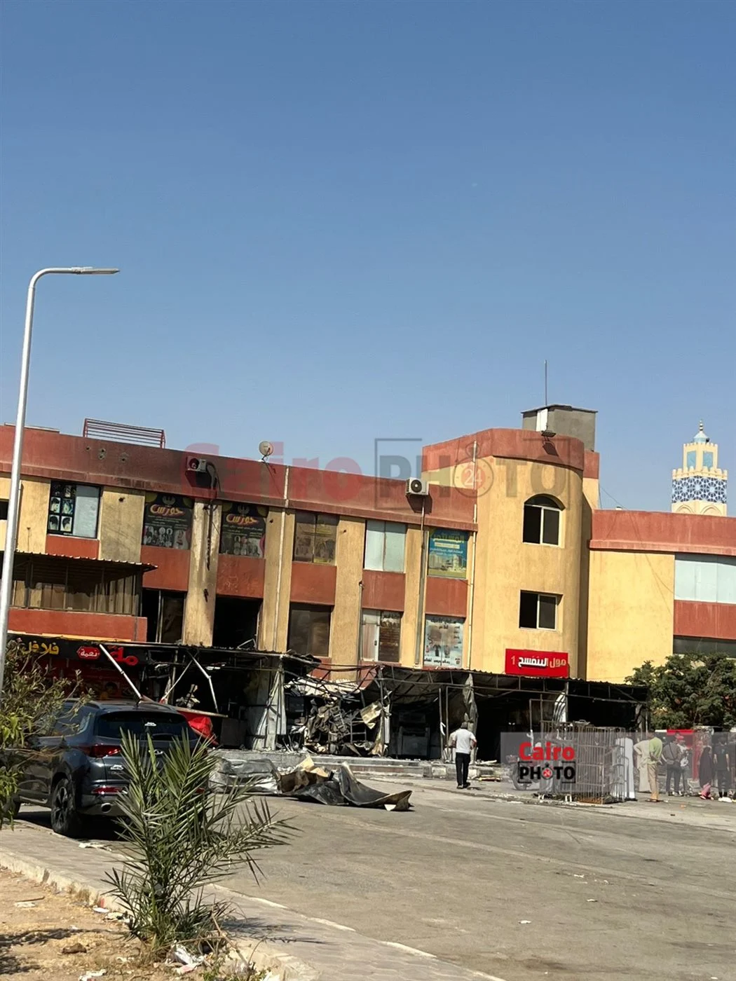 آثار الحريق