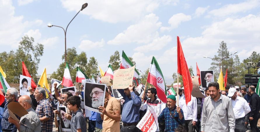 مسيرات دعم القيادة في إيران 