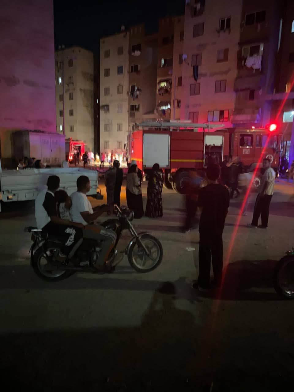 حريق ببورسعيد 