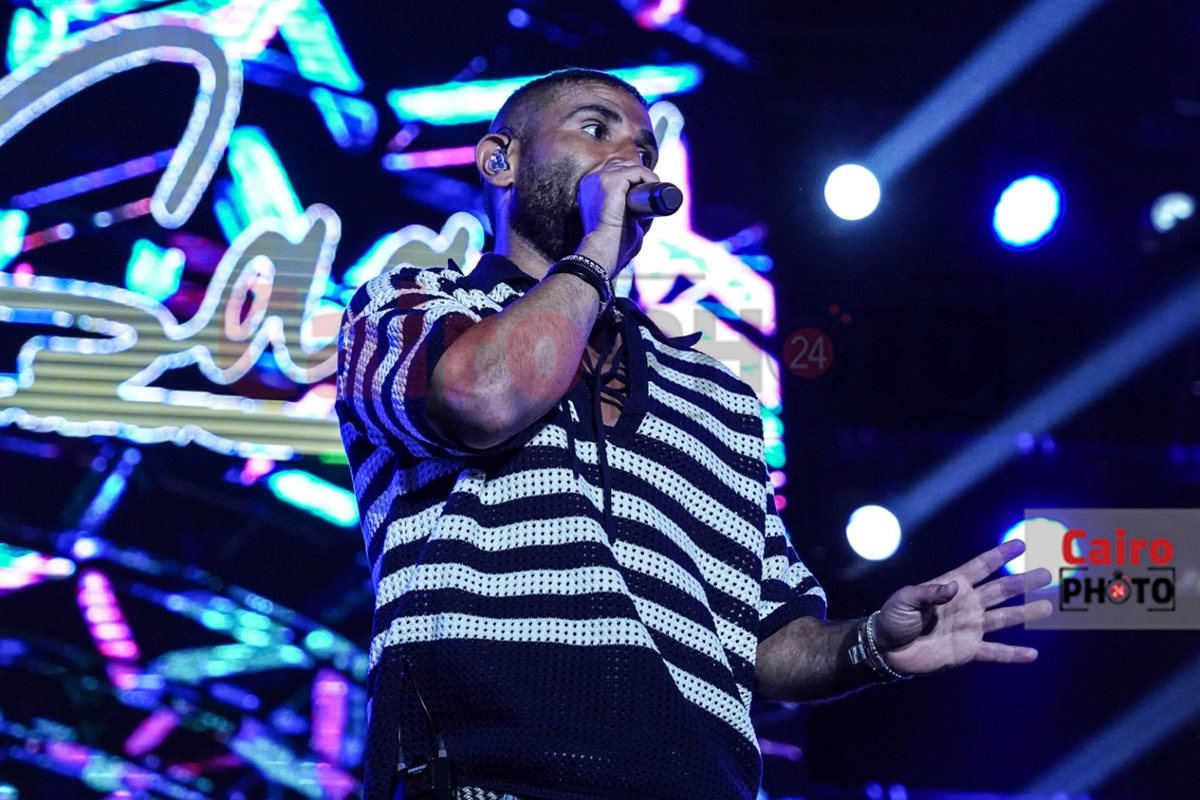 لقطات من حفل أحمد سعد في نادي الشمس 