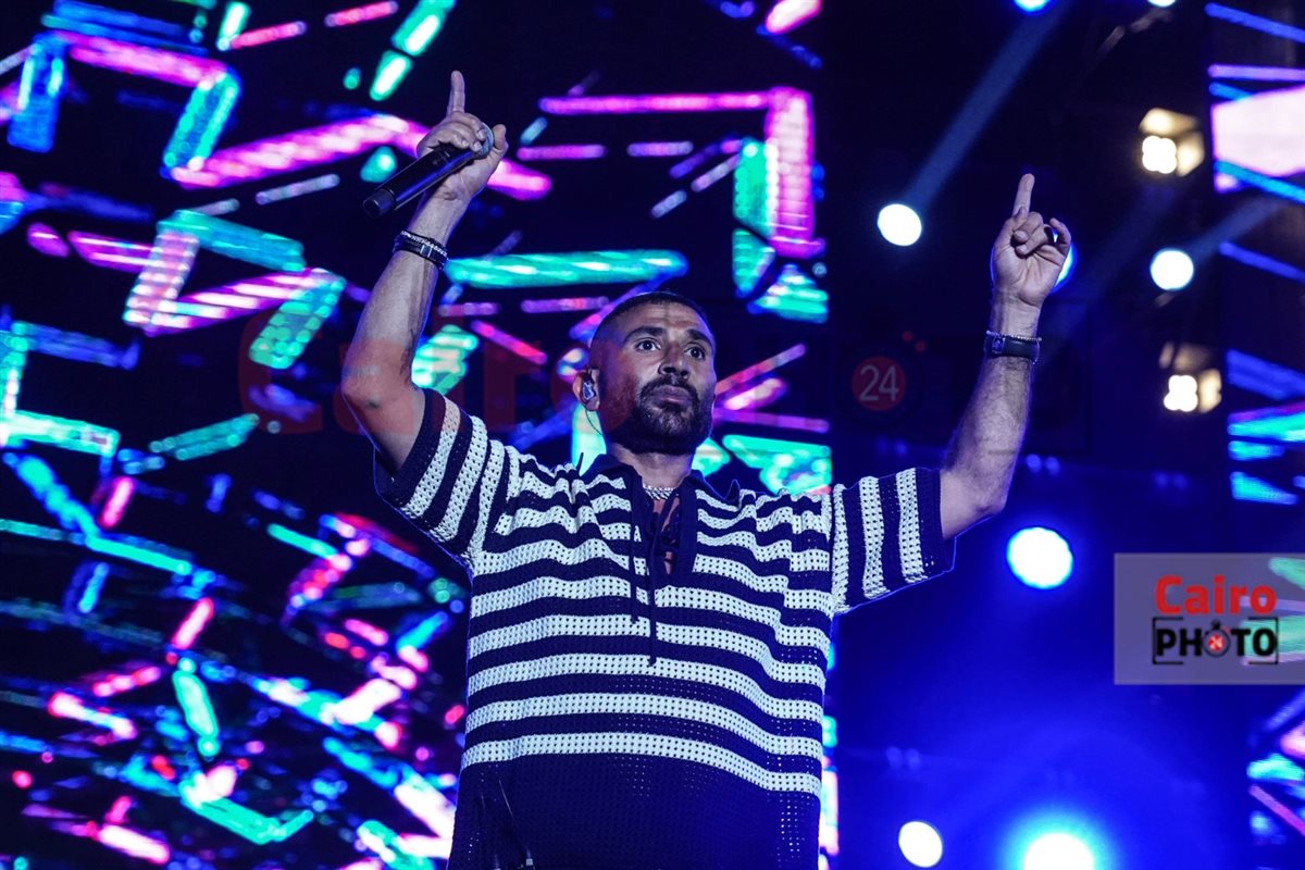 لقطات من حفل أحمد سعد في نادي الشمس