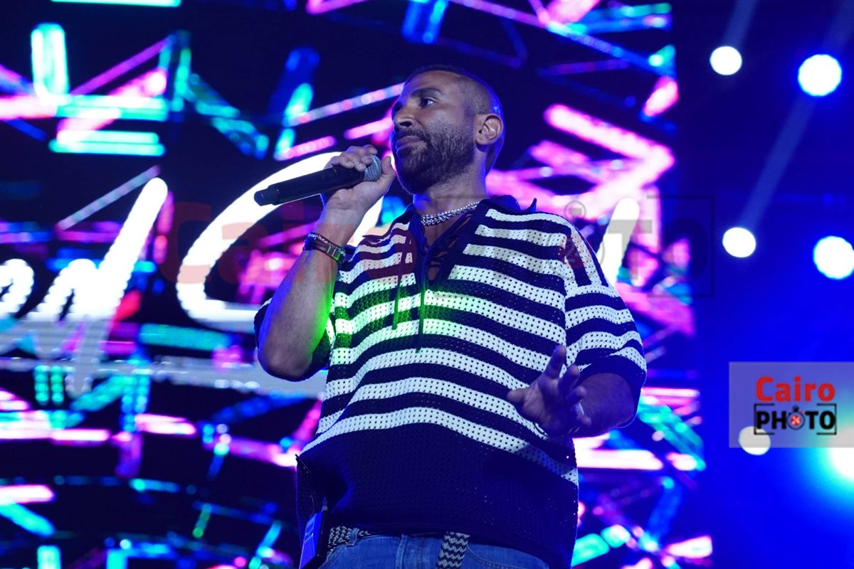 لقطات من حفل أحمد سعد في نادي الشمس