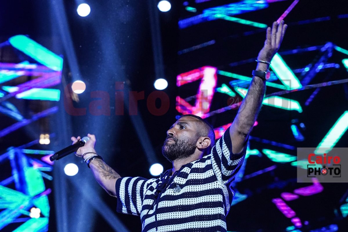 لقطات من حفل أحمد سعد في نادي الشمس