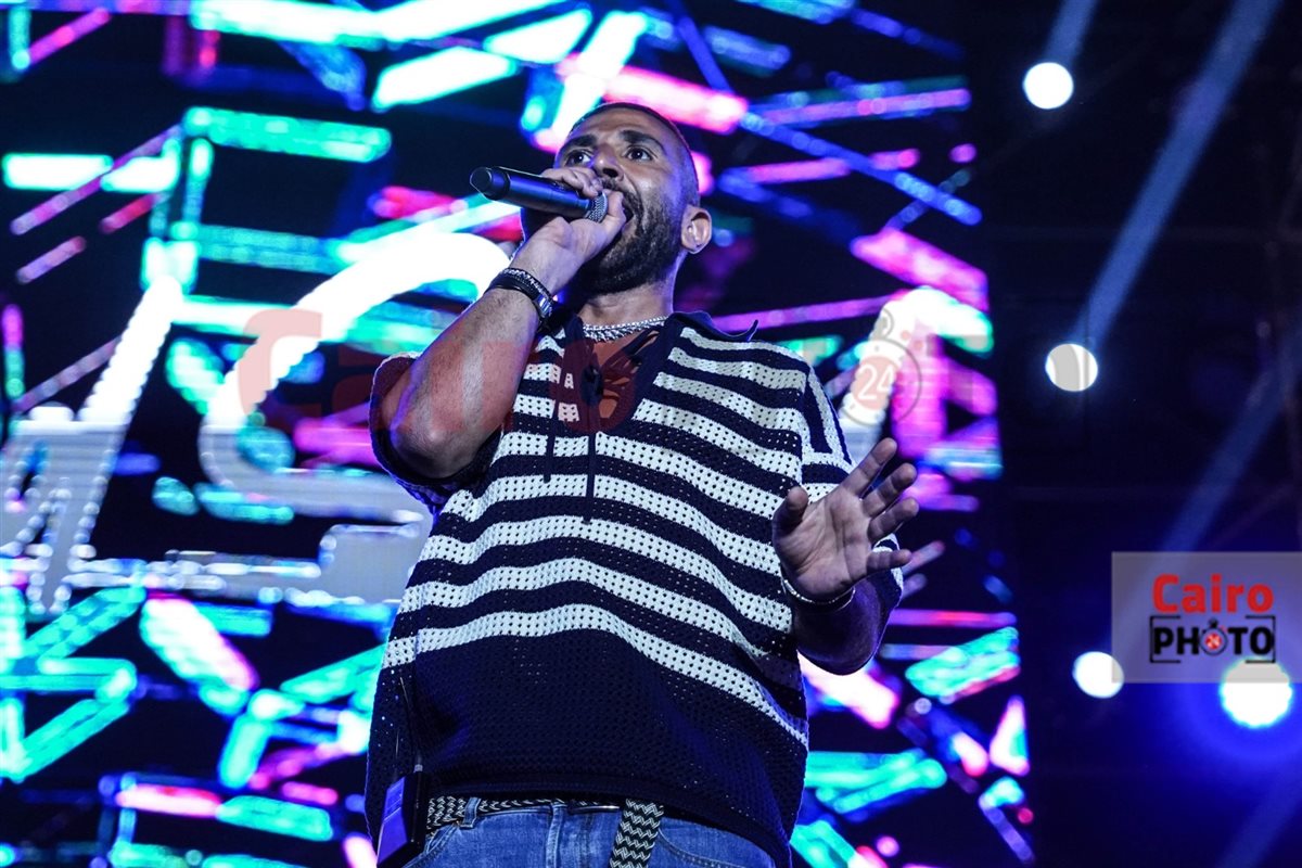 لقطات من حفل أحمد سعد في نادي الشمس