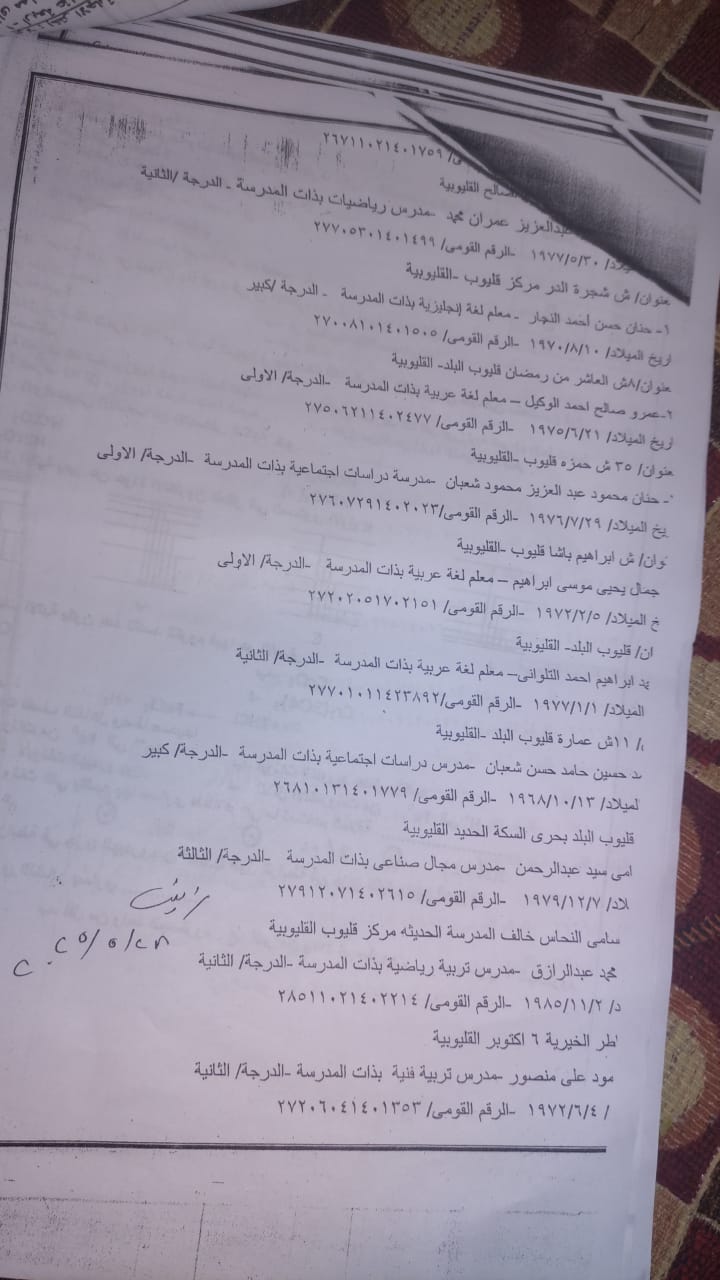 النيابة الإدارية تحيل 60 معلمًا بمدرسة في قليوب للمحاكمة التأديبية