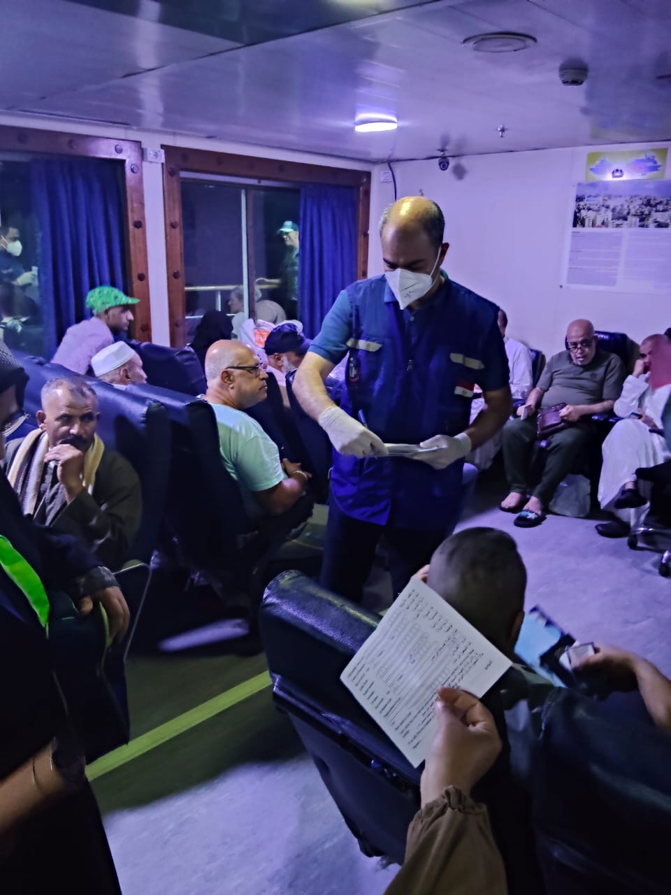 وصول الحجاج إلى ميناء نويبع 