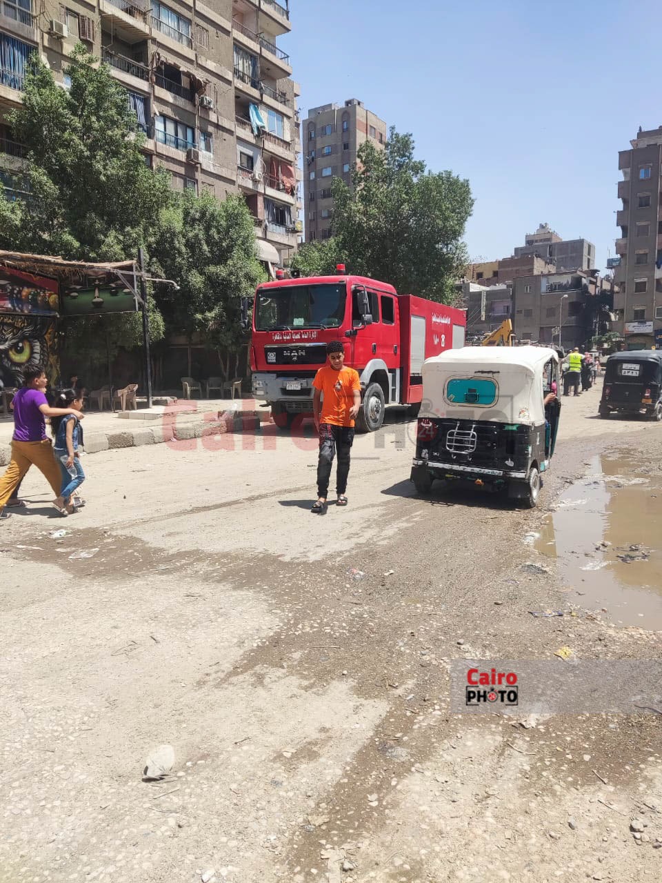 انفجار خط غاز البساتين