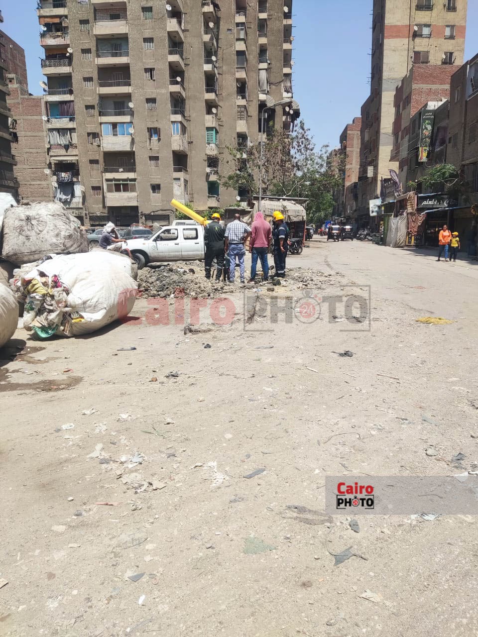 انفجار خط غاز البساتين