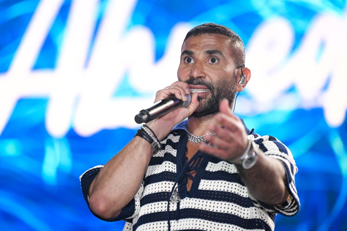 حفل أحمد سعد في نادي الشمس