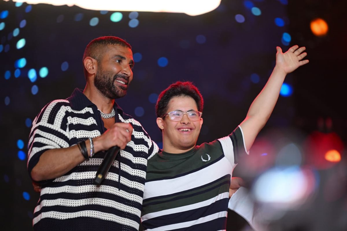 حفل أحمد سعد في نادي الشمس 