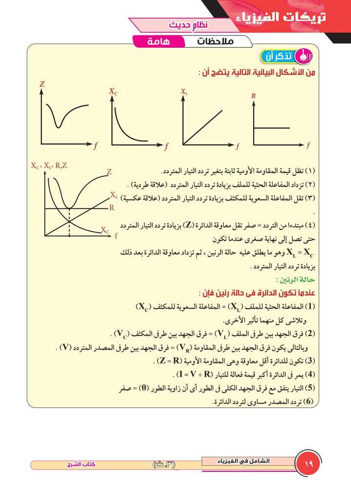 مراجعة الثانوية العامة مادة الفيزياء