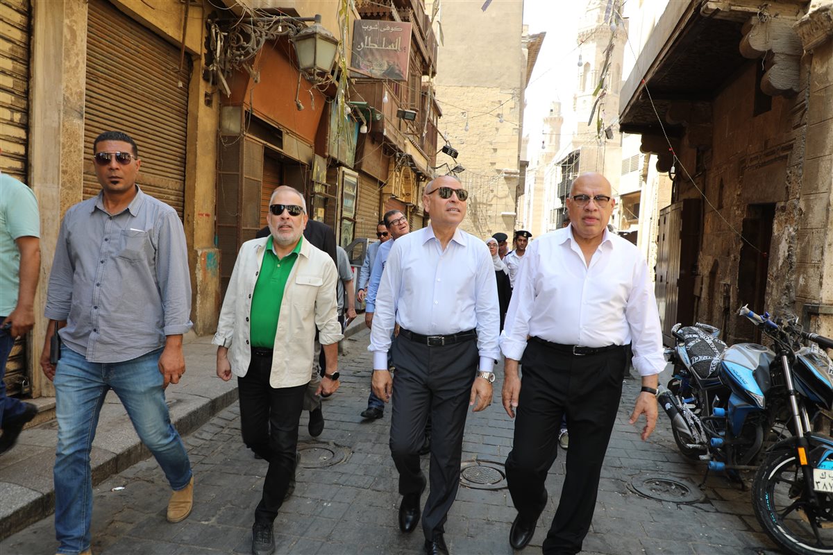 جولة تفقدية بمنطقة وسط القاهرة