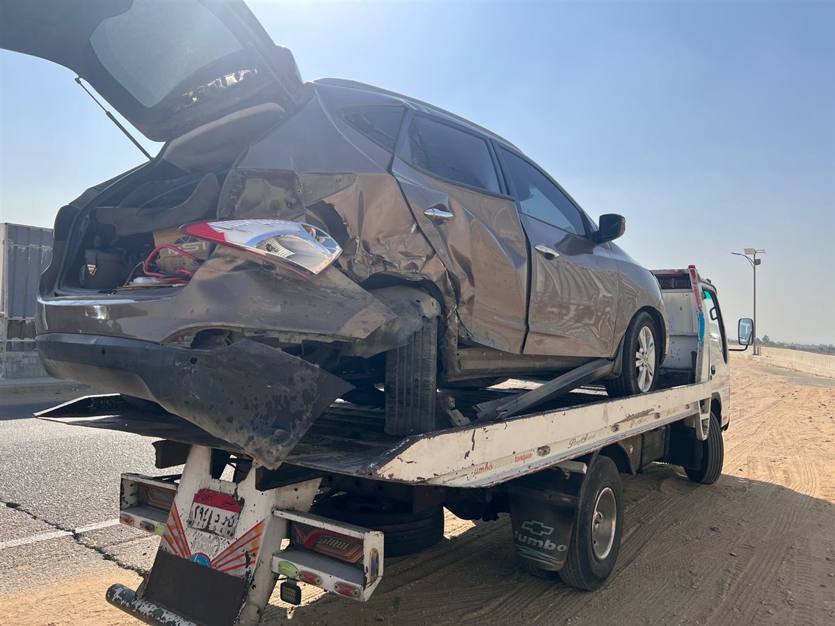 الشيخ مظهر شاهين يتعرض لحادث على طريق السويس