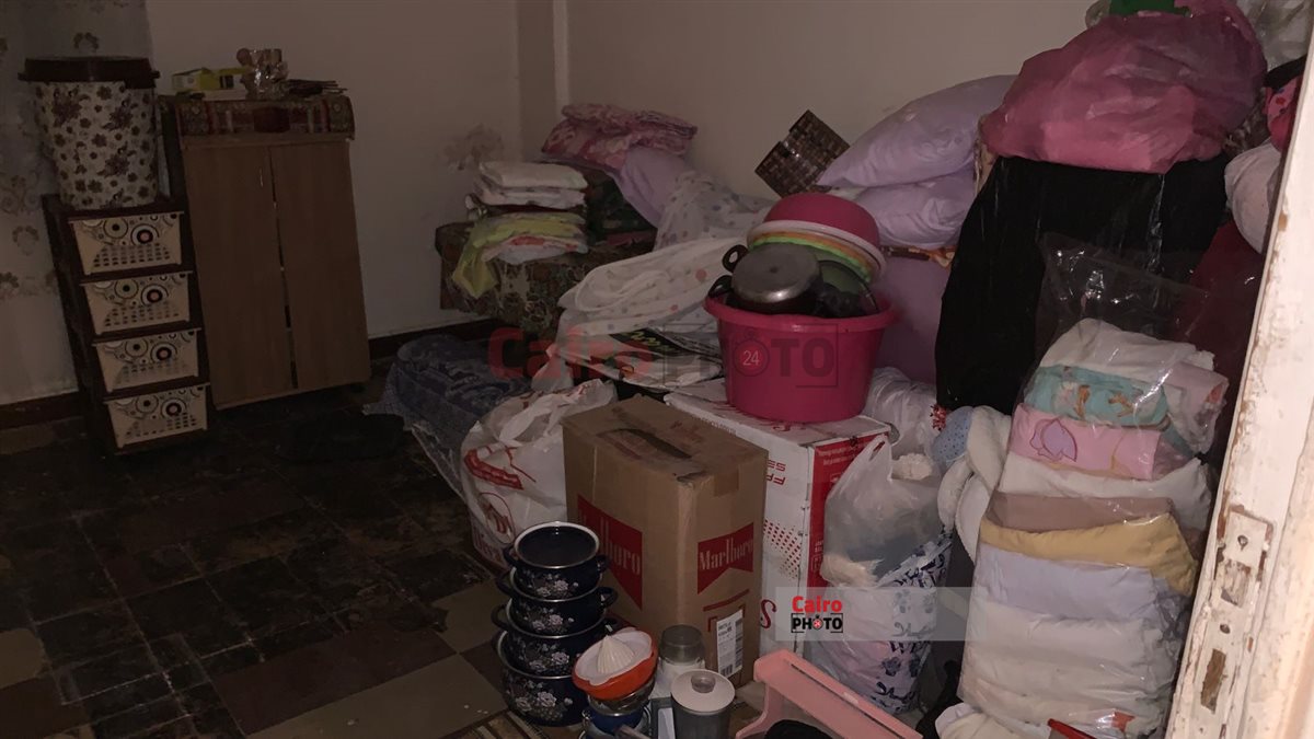 منزل السيدة المقتولة على يد زوجها ببورسعيد