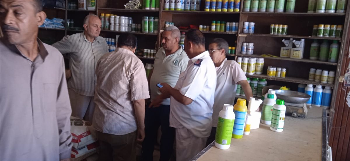 حملة تفتيش على محلات المبيدات والمخصبات الزراعية