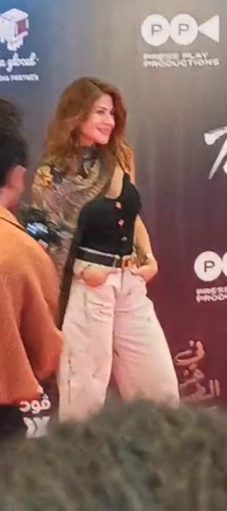 هيدي كرم في العرض الخاص