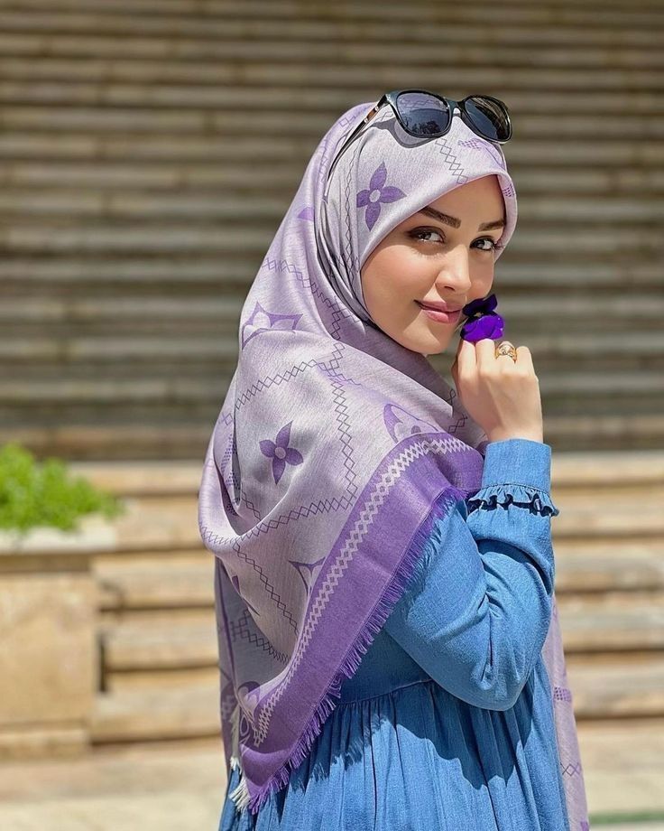 لفات طرح طويلة شيك