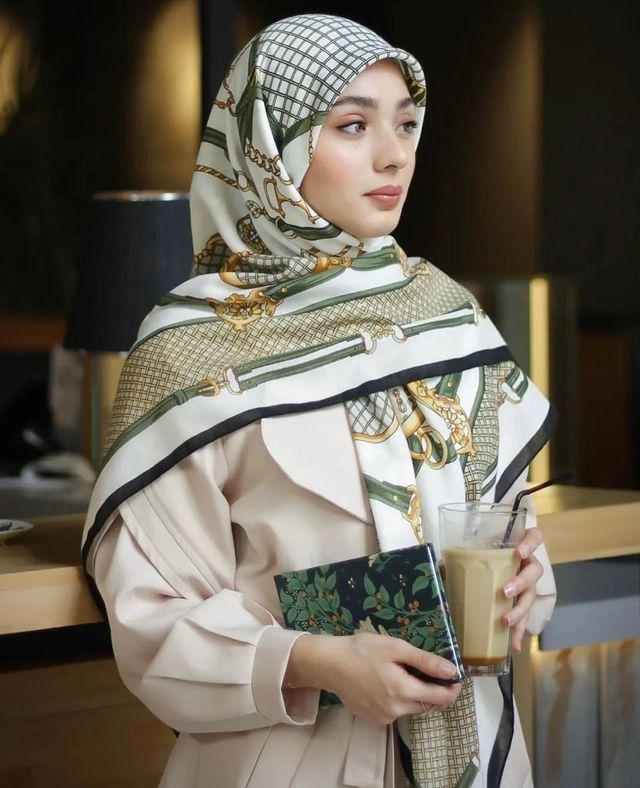 لفات طرح طويلة شيك