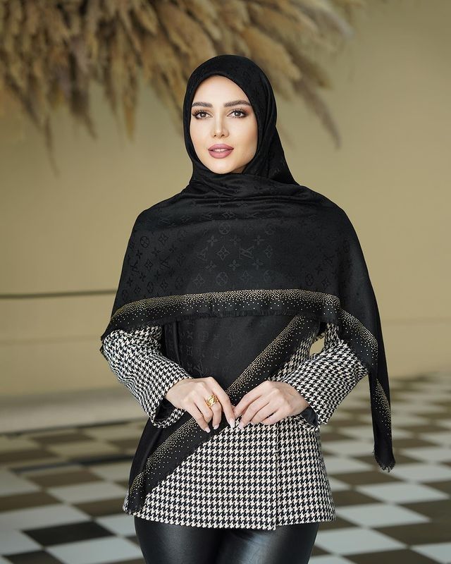 لفات طرح طويلة شيك