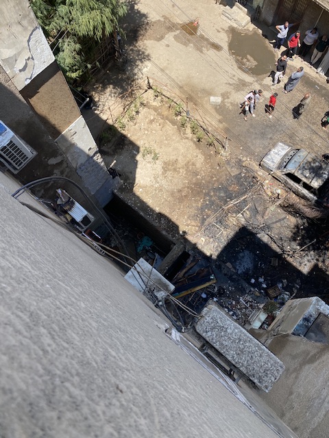 حريق بمنطقة أبو الجود بالأقصر