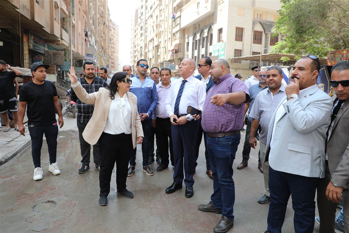  افتتاح نافورة ميدان بيرتي..  وتطوير شارعي 27 و50 بحى السلام أول