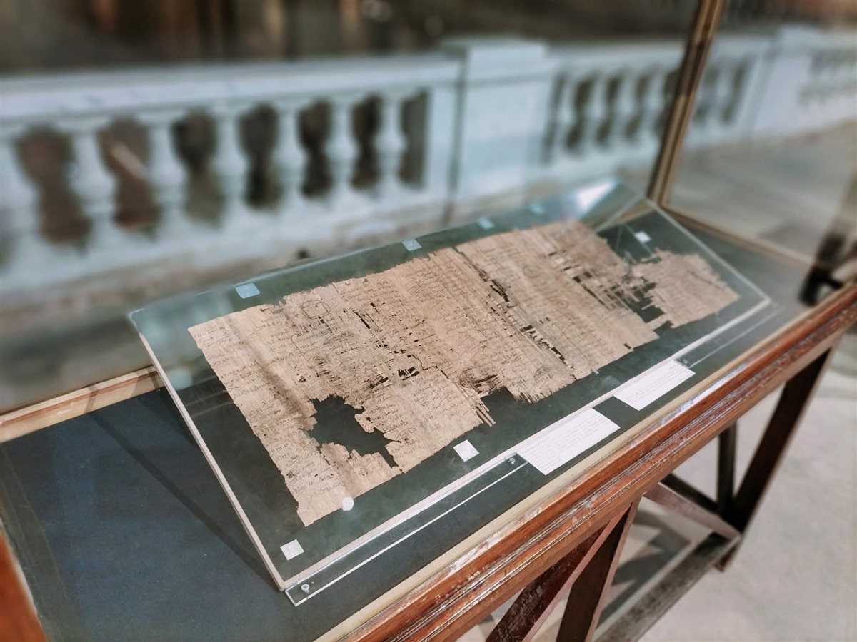 جانب من المعرض الأثري 