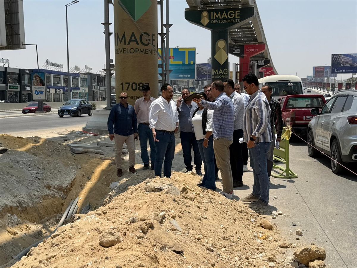 رئيس جهاز 6 أكتوبر يتابع الأعمال الجارية