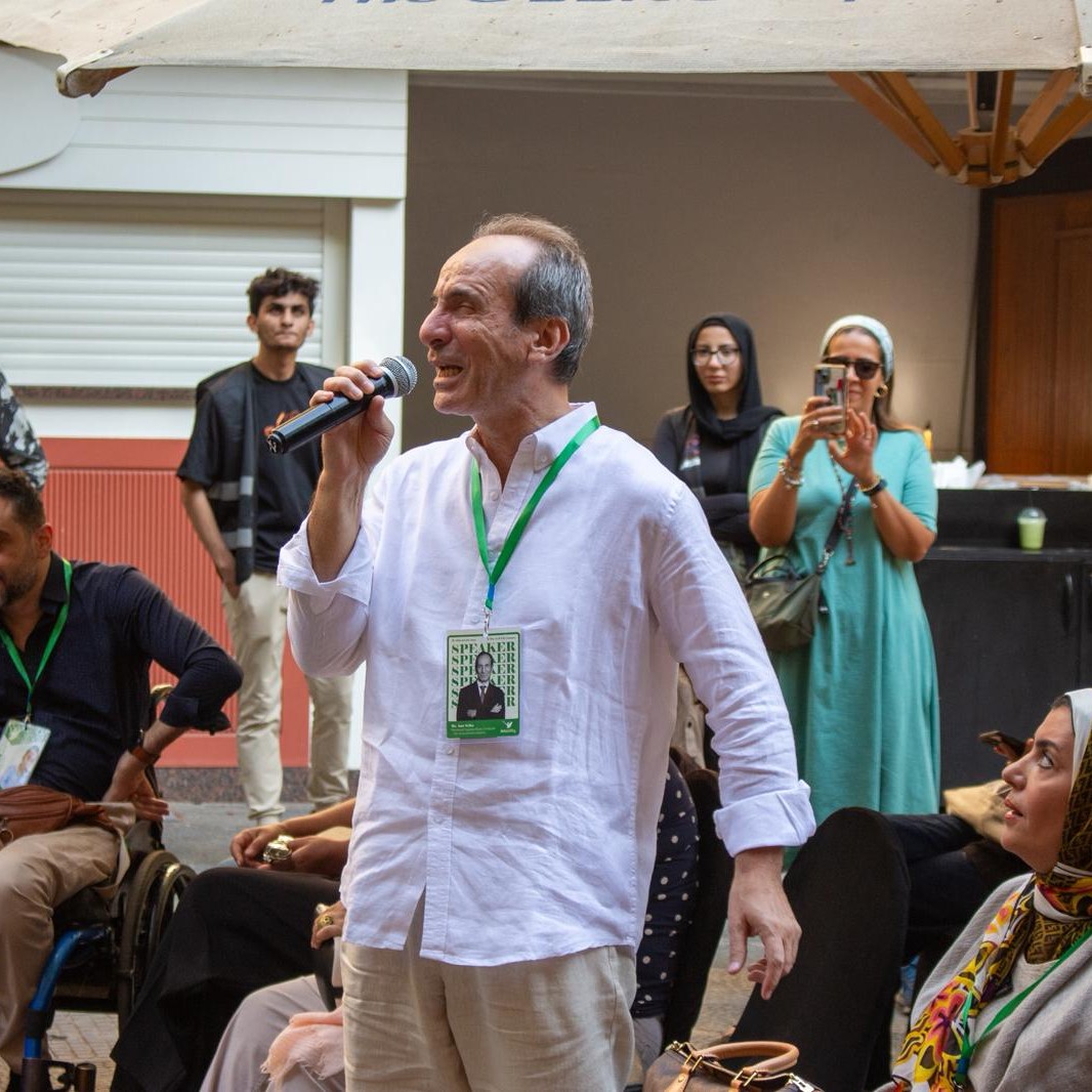 &nbsp;لقطات لـ عمرو سليم من فعالية القدرة على الفن لدعم مواهب وأشخاص من ذوي الإعاقة