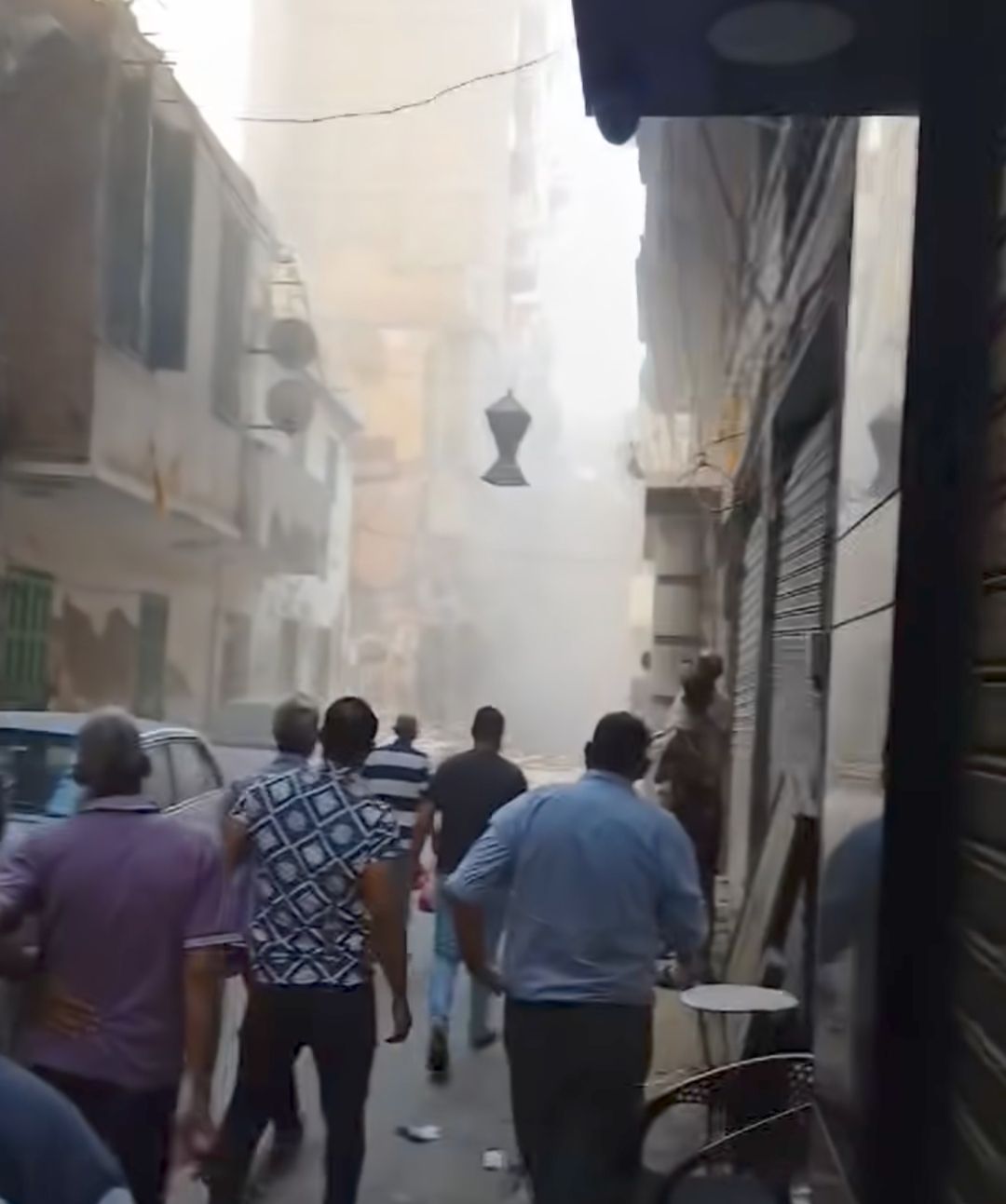 انهيار عقار في باكوس بالإسكندرية&nbsp;