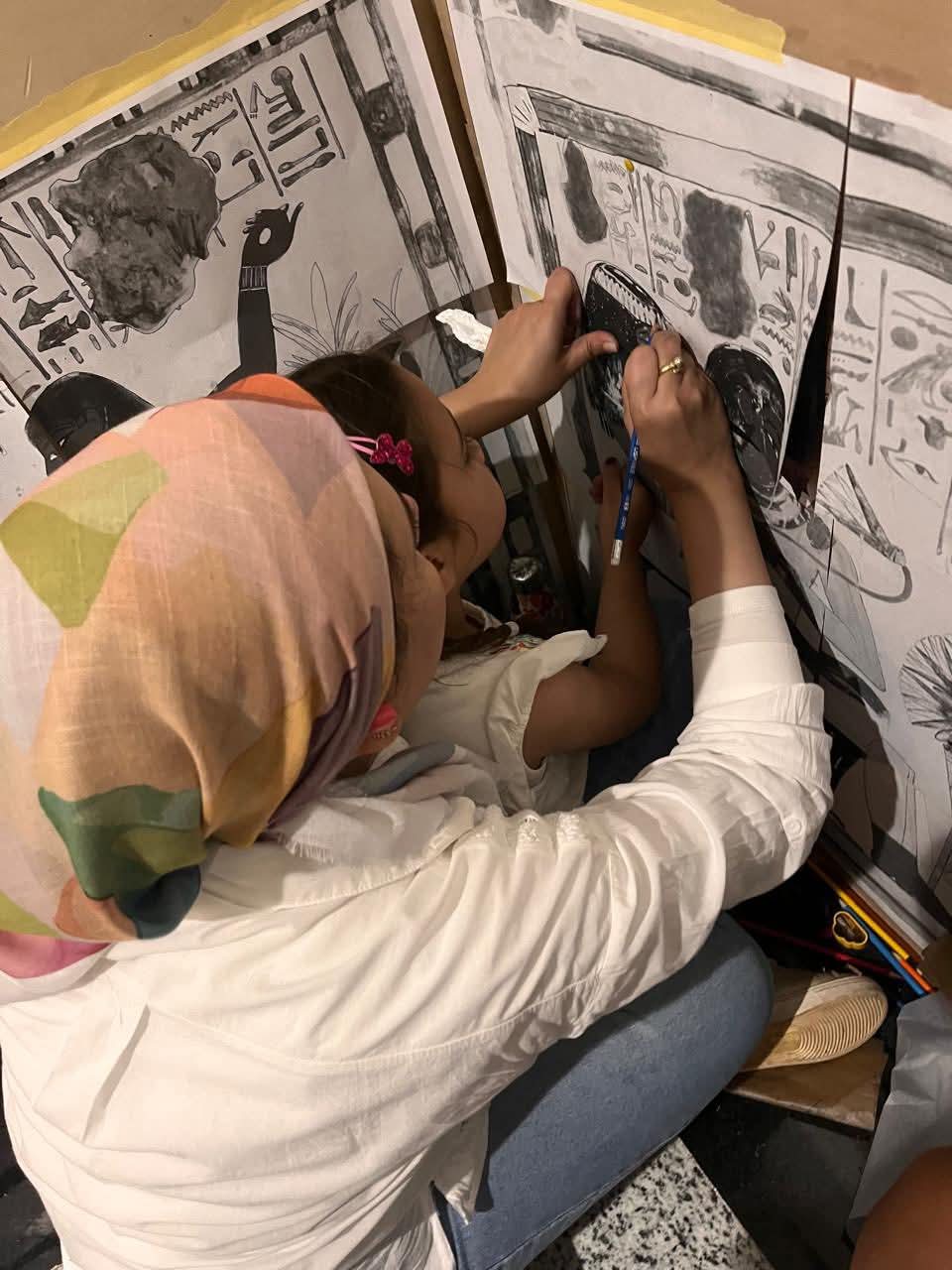 ورشة تفاعلية للأطفال عن العمارة المصرية القديمة 