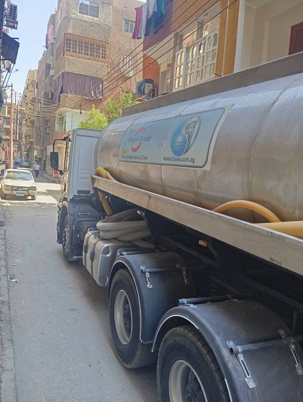 عربات توفير المياه