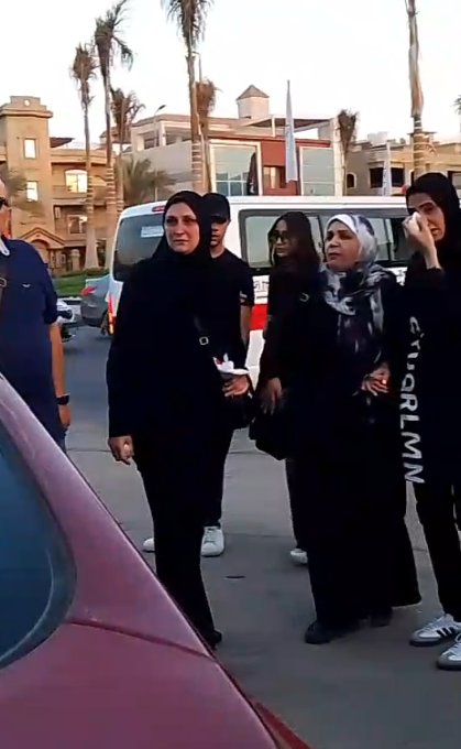 جنازة والدة المخرجة سارة وفيق بمسجد الحمد بالتجمع الخامس