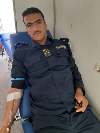 مديرية أمن الأقصر تطلق حملة للتبرع بالدم (1)