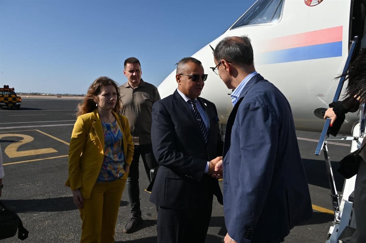 محافظ جنوب سيناء يستقبل رئيس وزراء صربيا خلال زيارته لسانت كاترين 