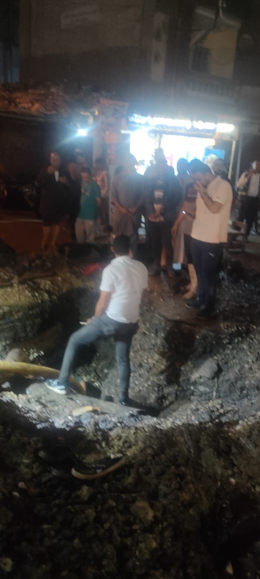 رئيس مياه الغربية يتابع جهود إصلاح كسر 600 بالمحلة