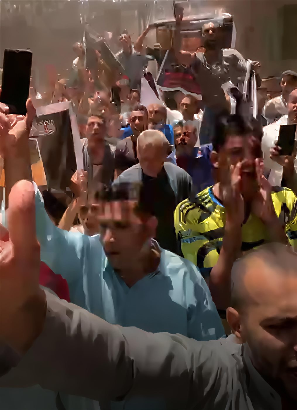 مسيرات فى كفر قورص بالمنوفية للمطالبة بالقصاص من المتهمين في مشاجرة أولاد العم