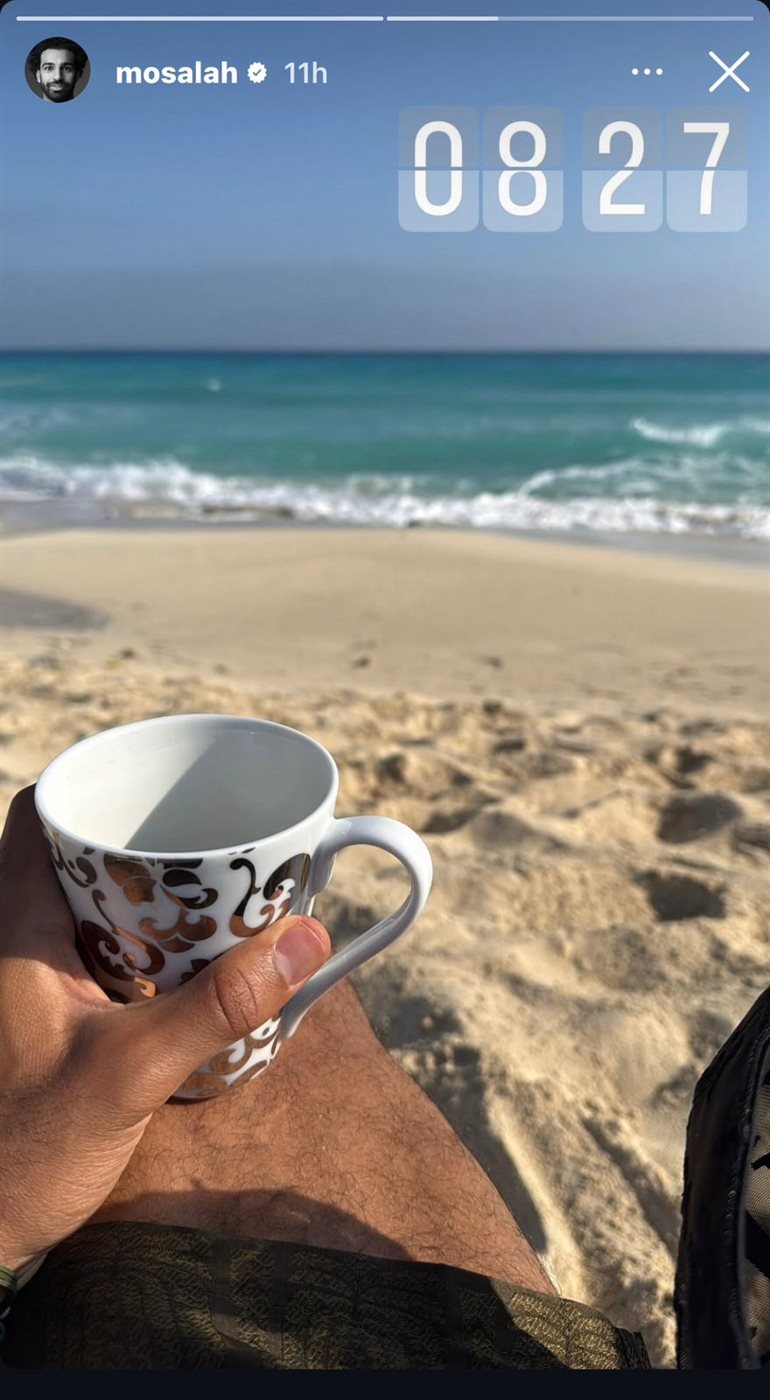 محمد صلاح في الساحل الشمالي