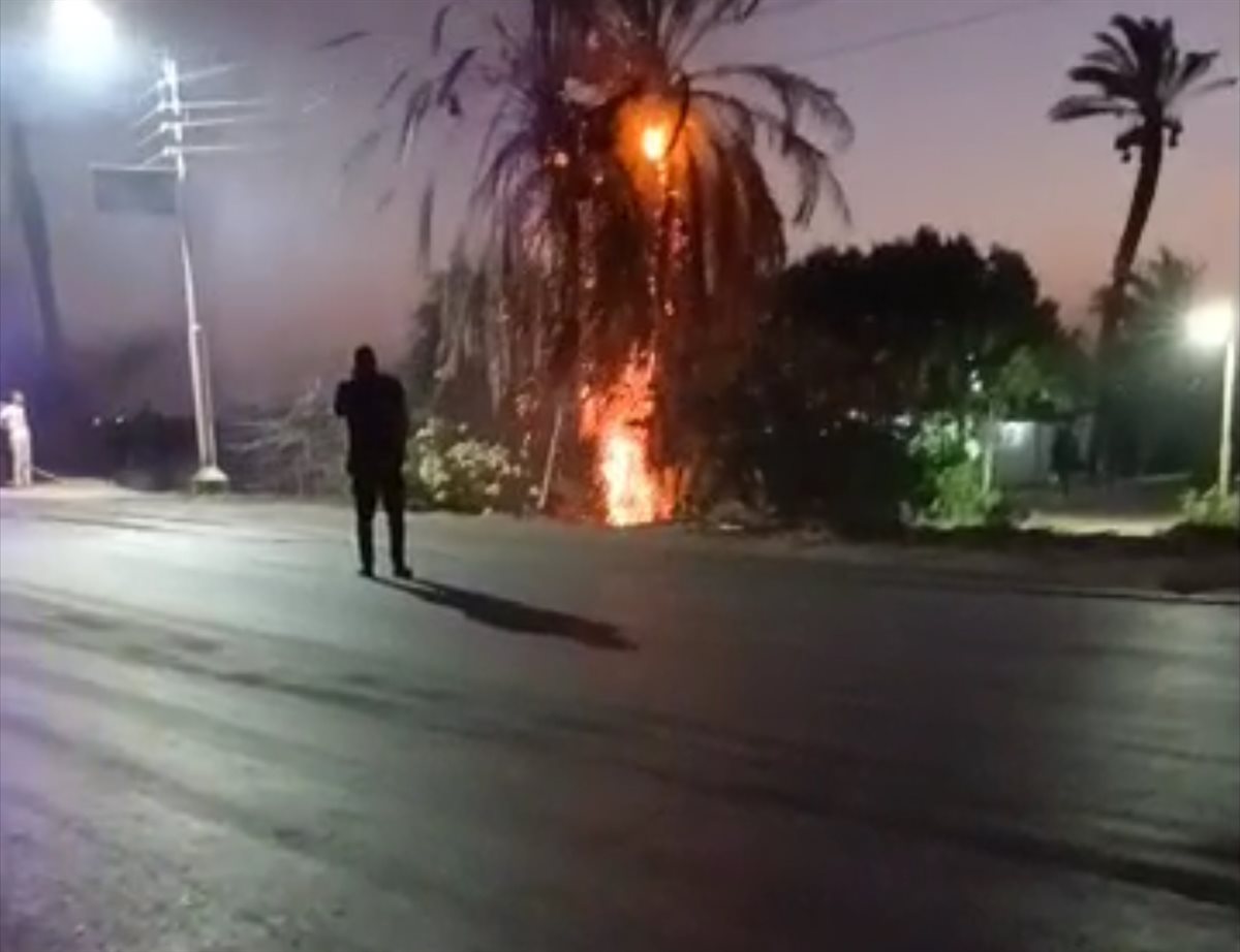 السيطرة على حريق بنخيل في الاقصر