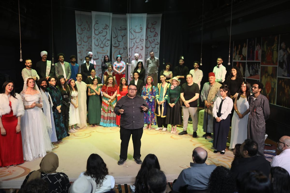 لقطات من افتتاح مسرحية حواديت لـ خالد جلال بحضور مجموعة من الفنانين