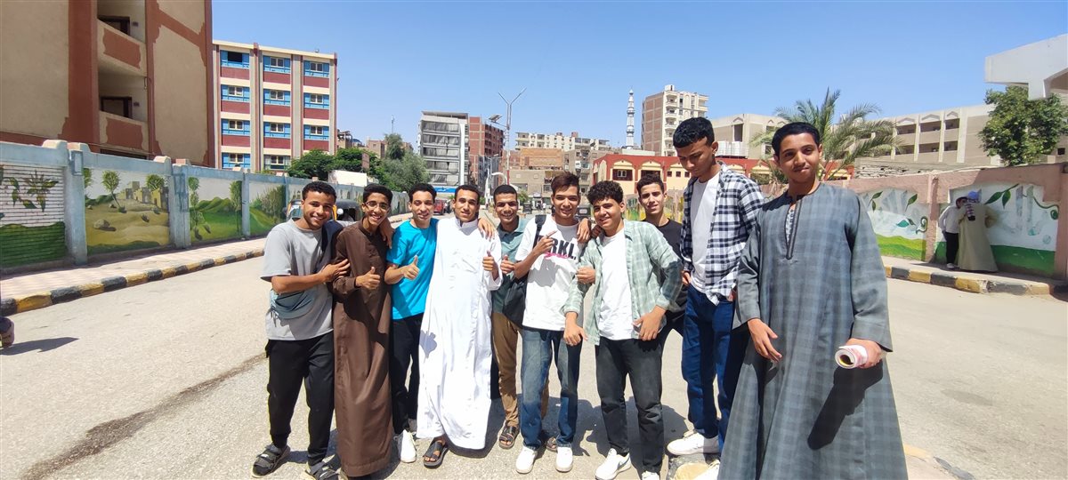 طلاب الثانوية الأزهرية بسوهاج 