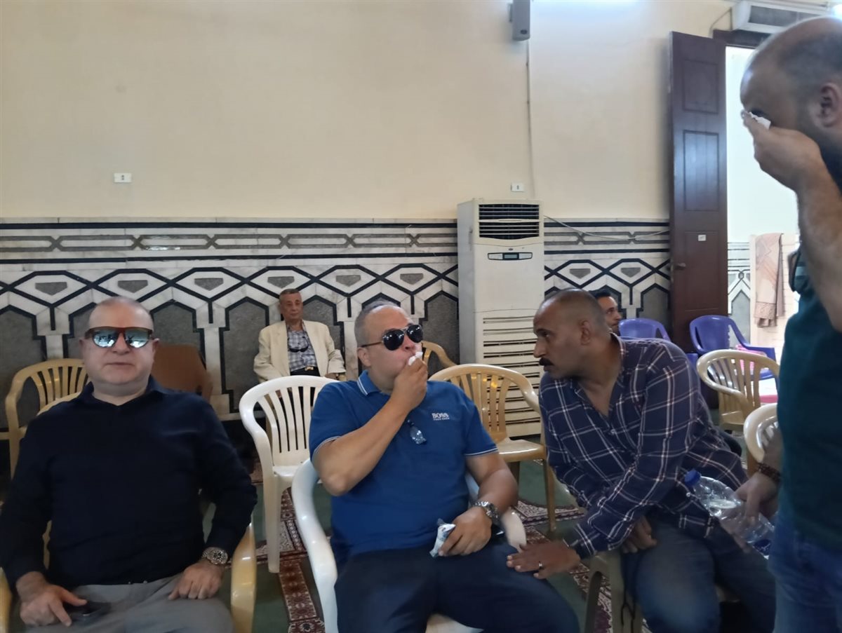 لقطات من جانزة والد الفنان تامر عبد المنعم من مسجد عمرو مكرم