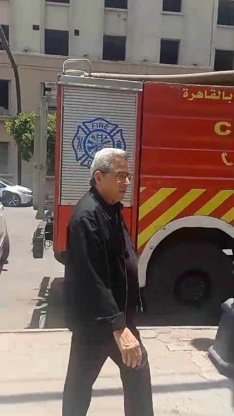 لقطات من جانزة والد الفنان تامر عبد المنعم من مسجد عمرو مكرم