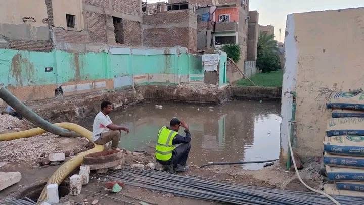 شركة مياه الشرب بالأقصر في العوامية