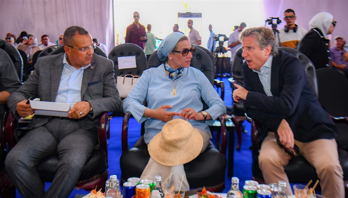 وزيرة البيئة ومحافظ جنوب سيناء يفتتحان مشروع تطوير قرية الغرقانة بمحمية نبق 