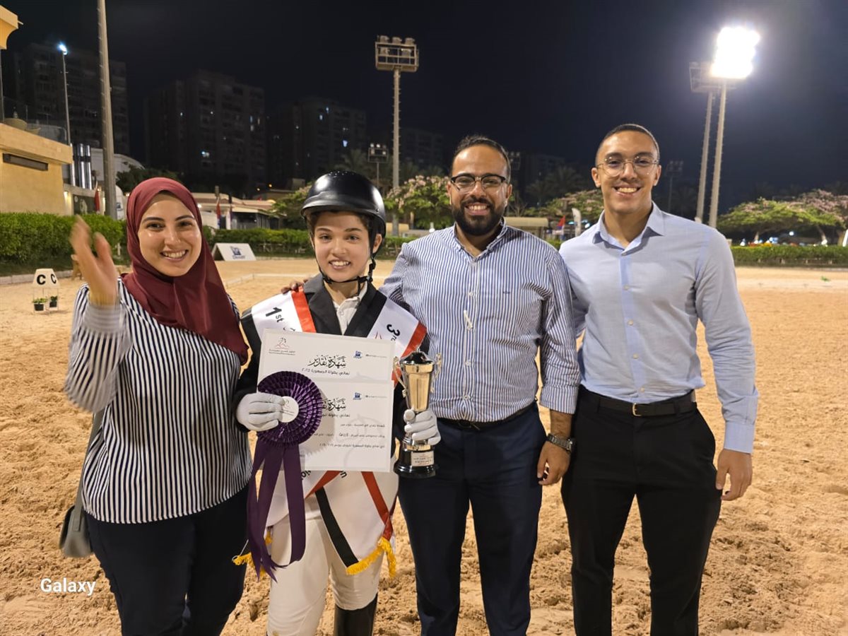 ليليا عبده.. أصغر فارسة تخوض كأس مصر للترويض وتكمل حلم البطولة رغم التحديات