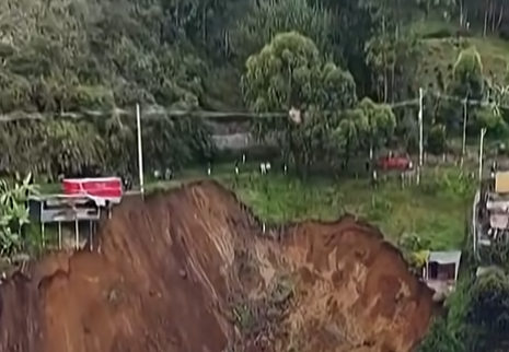 إنهيار أرضي في كولومبيا