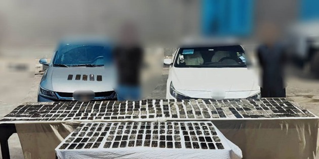 القبض على 9 عناصر إجرامية بحوزتهم مخدرات وسلاح (2)