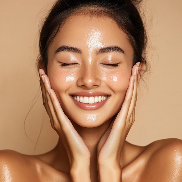 روتين العناية بالبشرة قبل النوم للنساء خلال موجات الحر في صيف 2025