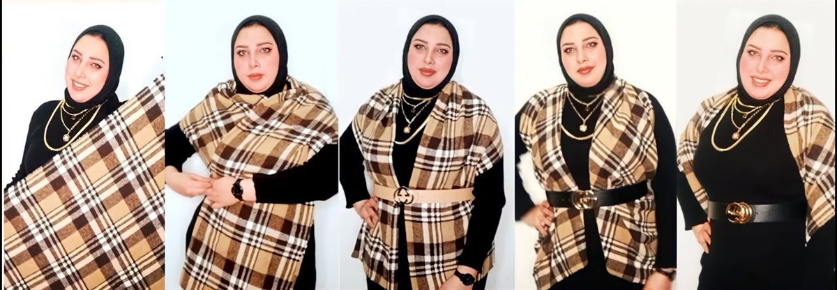 كيفية لف الطرحة الشال